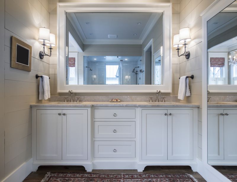 Elegant Vanity and Mirror Setup